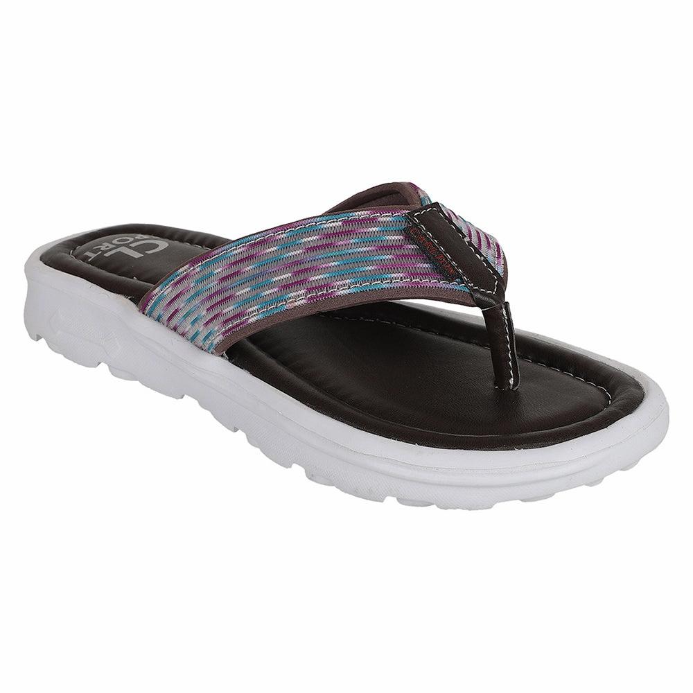 Women's Patterned Thong Comfort Flip-Flops I Wasn't Made For Winter I Want My Flip Flops