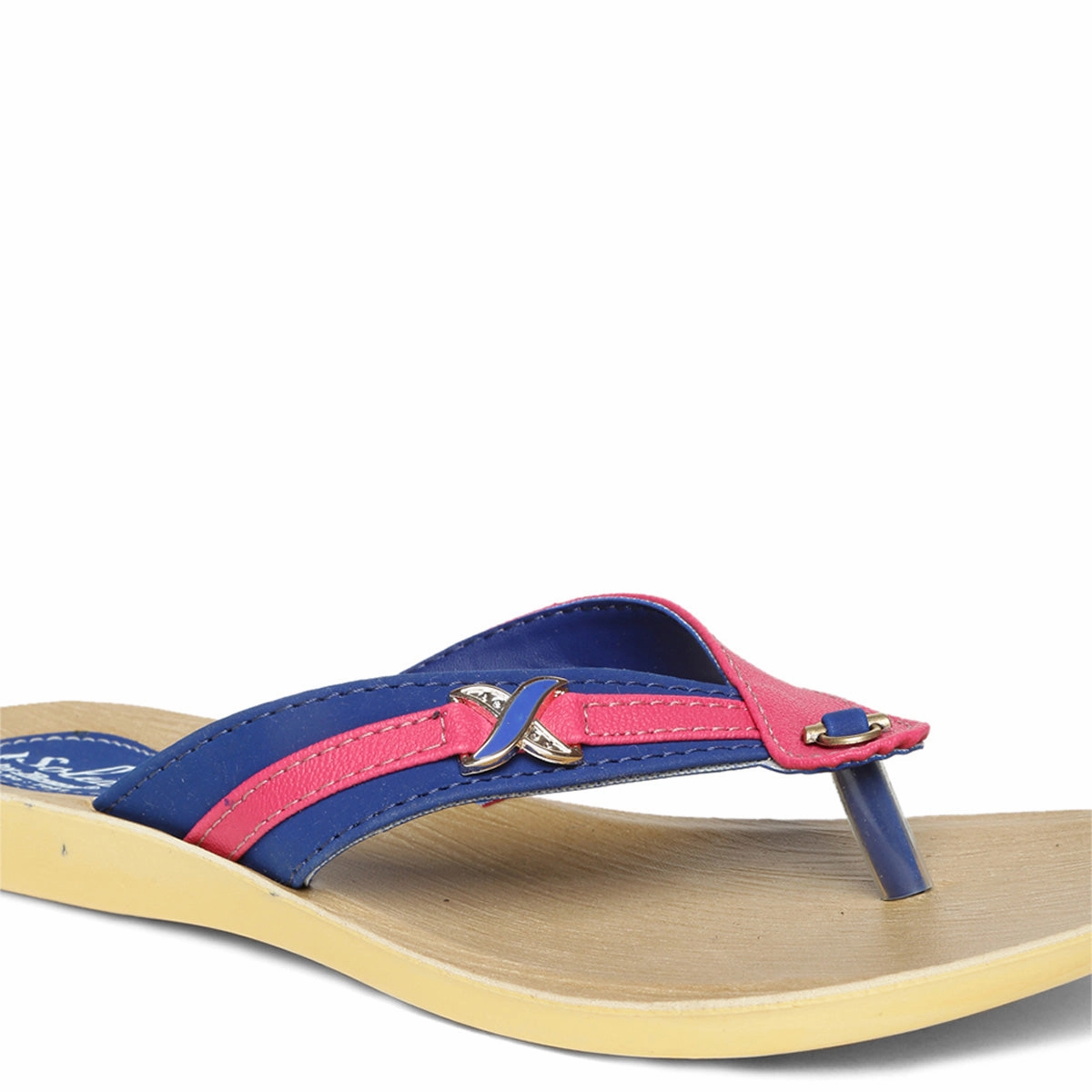 Women's Pink Solea Flip-Flops Flip Flops Braided Strap