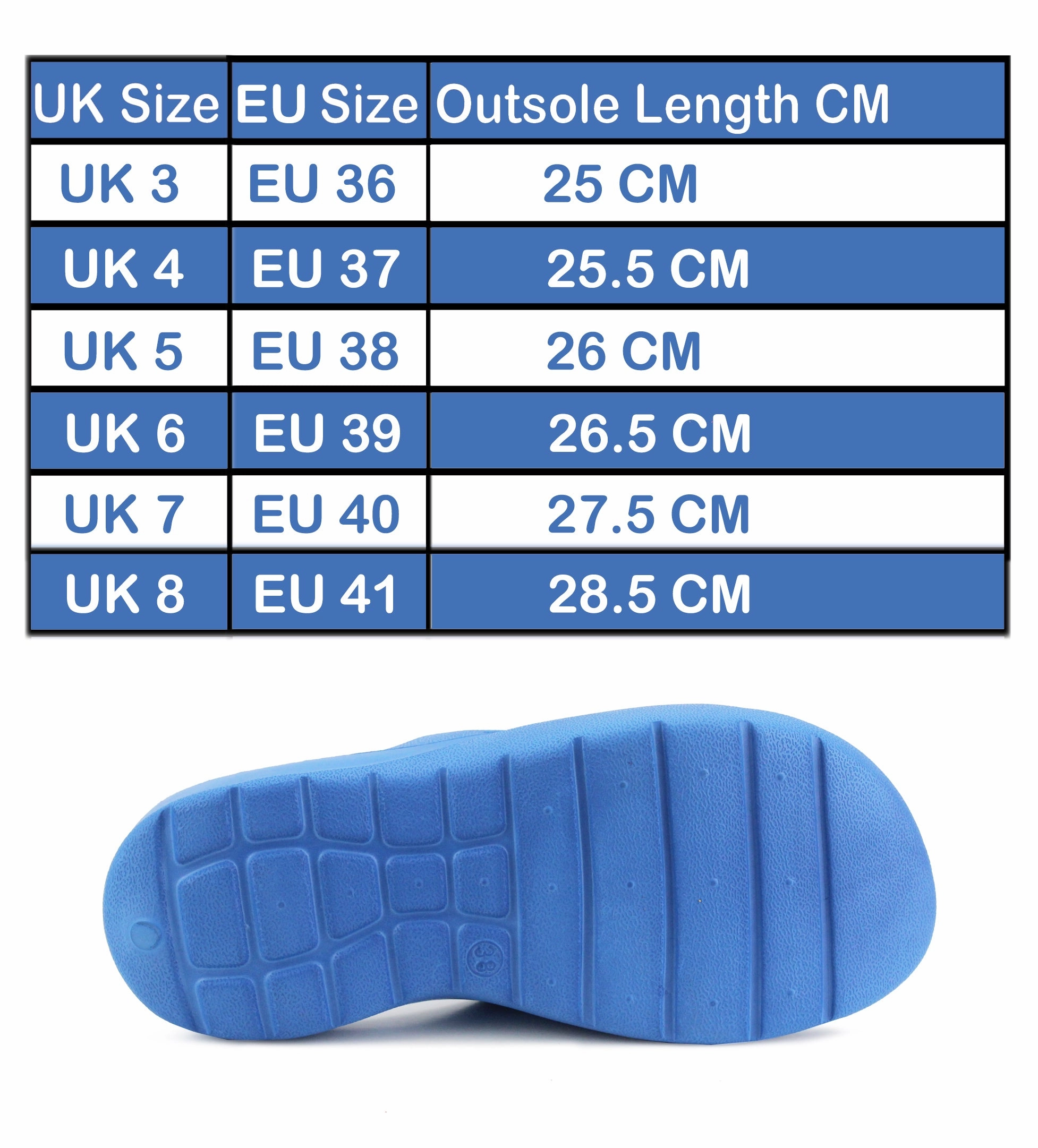 Flip Flops And Crop Tops Womens EVA Pool Sliders in Blue/White