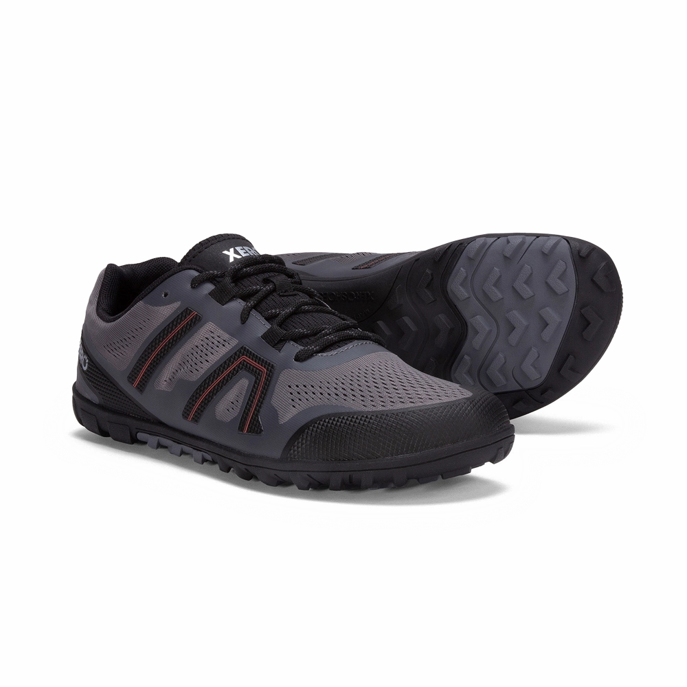 Xero Mesa Trail II Mens Steel Grey/Orange Trail Running Shoes Best 2017