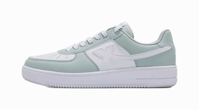 Siren Climbing Shoes XTEP Air Force 1 Low-Top Skateboard Shoes Women's White Green