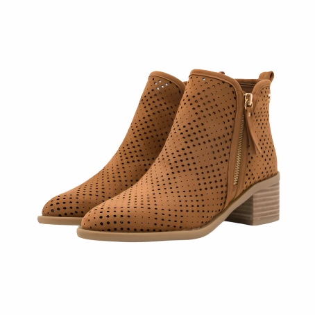 XTI Womens Boot 143961 Camel Leggings With Ankle Boots