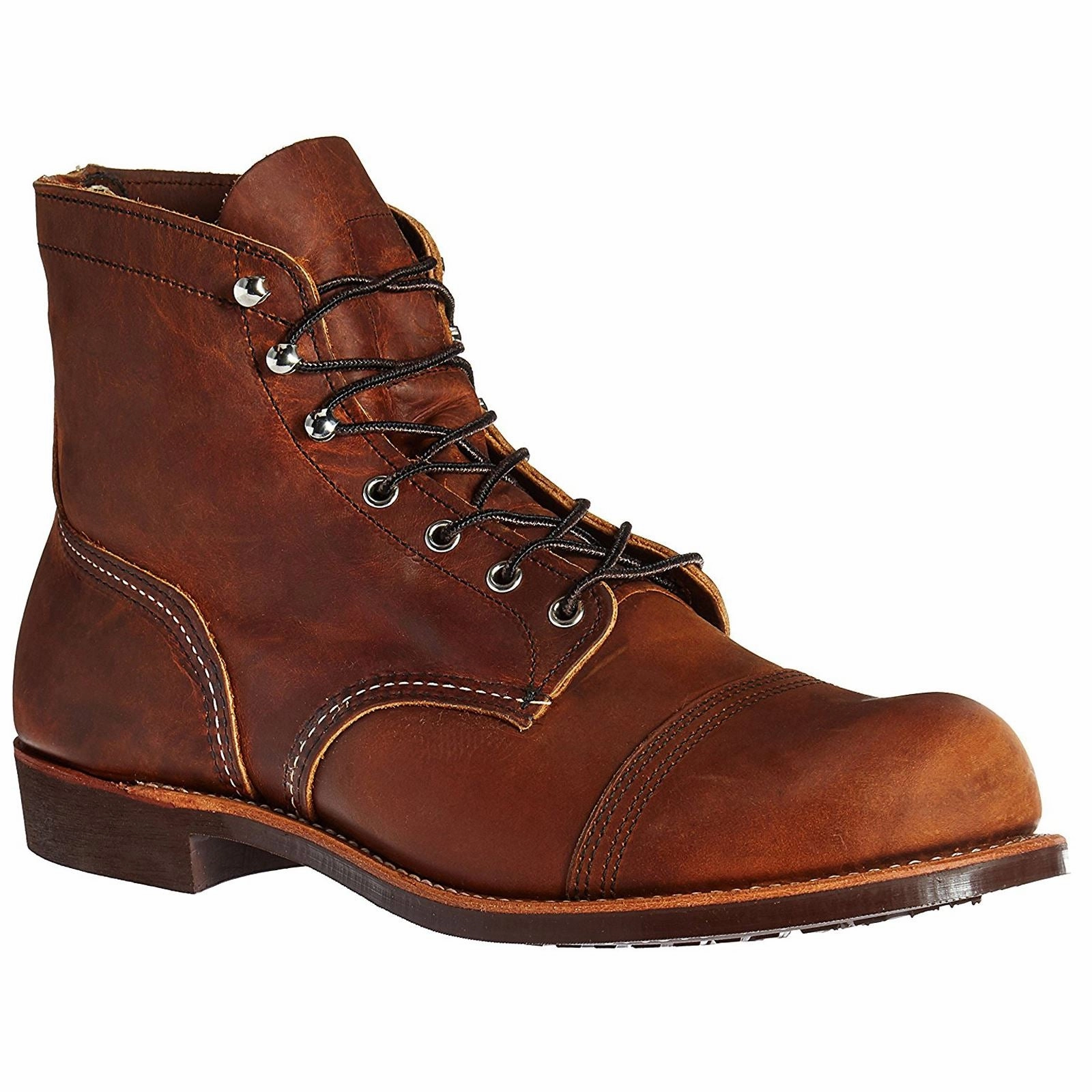 Heel Boot For Other Side Of Ankle Boot Red Wing Iron Ranger Full Grain Leather Men's Ankle Copper Boots
