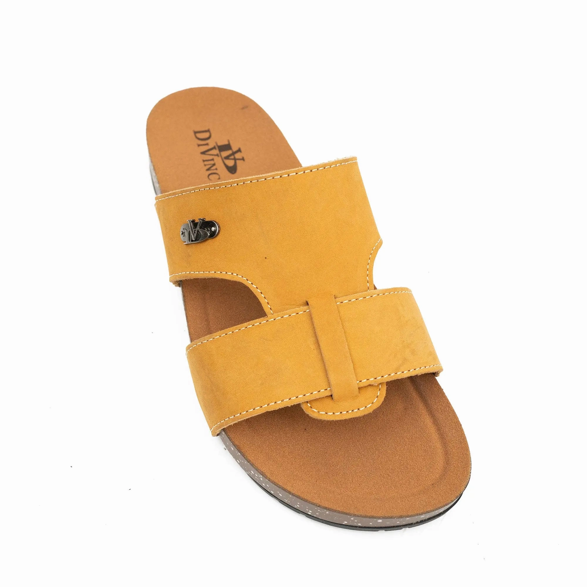Marni Fussbett Sandals Yellow Double - Strap Slide Sandals
