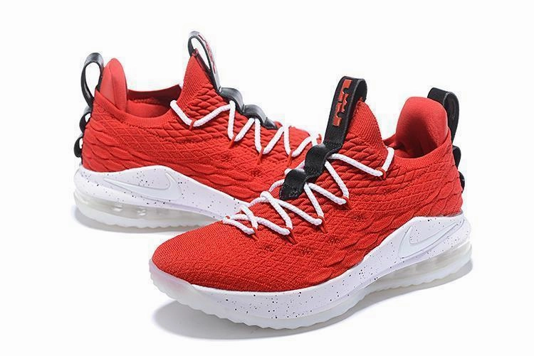 Nike Stability Shoes Nike Lebron XV 15 Low EP University Red Men Shoes Sale Size US7,8,8.5,9,10,11,12