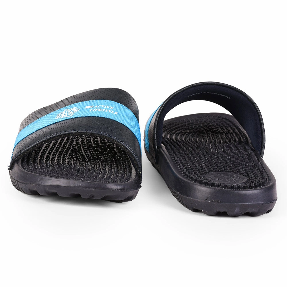 A-HA By Liberty ADAM-7 Navy Blue Slides For Men Sam Edelman Sandals